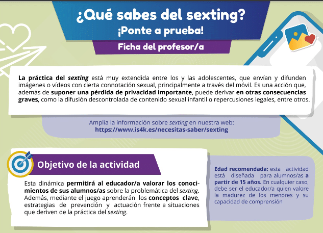 Fundación Lucerito - ¿Qué sabes del sexting? Ponte a prueba
